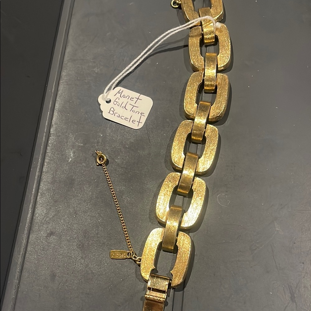 Monet Gold Tone Bracelet
